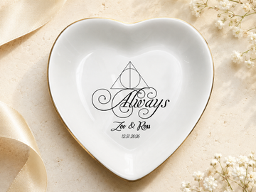 Magical Always Couple Ring Dish, Personalized Wedding Gift