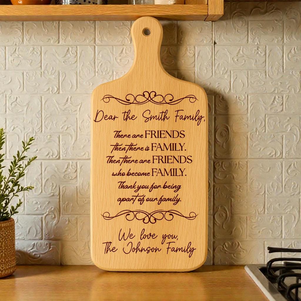 Personalized Neighbor Cutting Board, Housewarming Gift