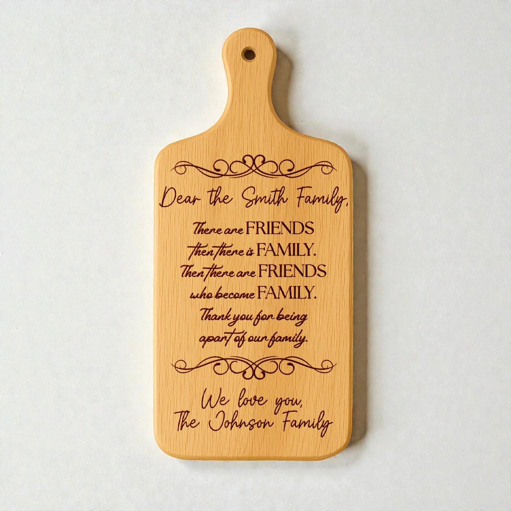 Personalized Neighbor Cutting Board, Housewarming Gift