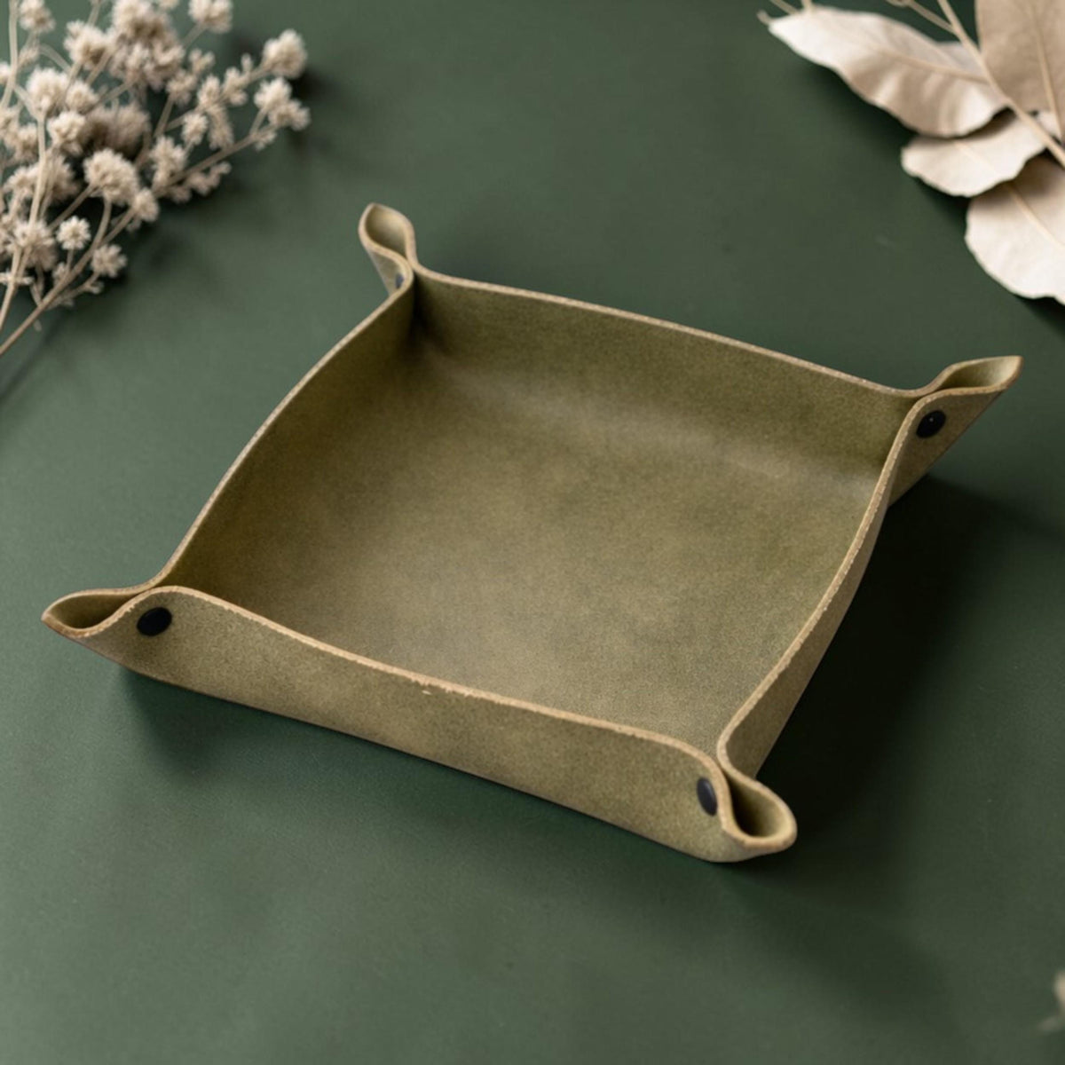 Personalized Godfather Leather Valet Tray, Baptism Gift