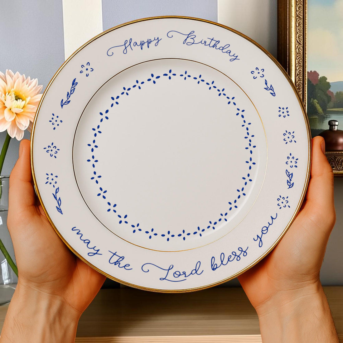 Personalized Porcelain Platter for Mom or Grandma