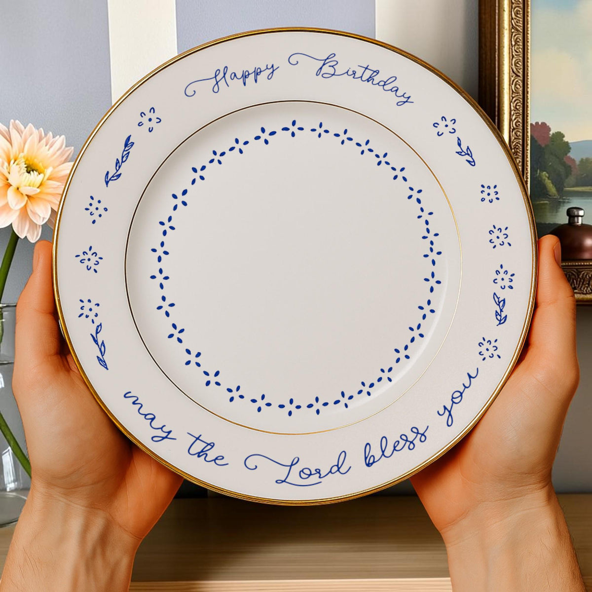 Personalized Porcelain Platter for Mom or Grandma