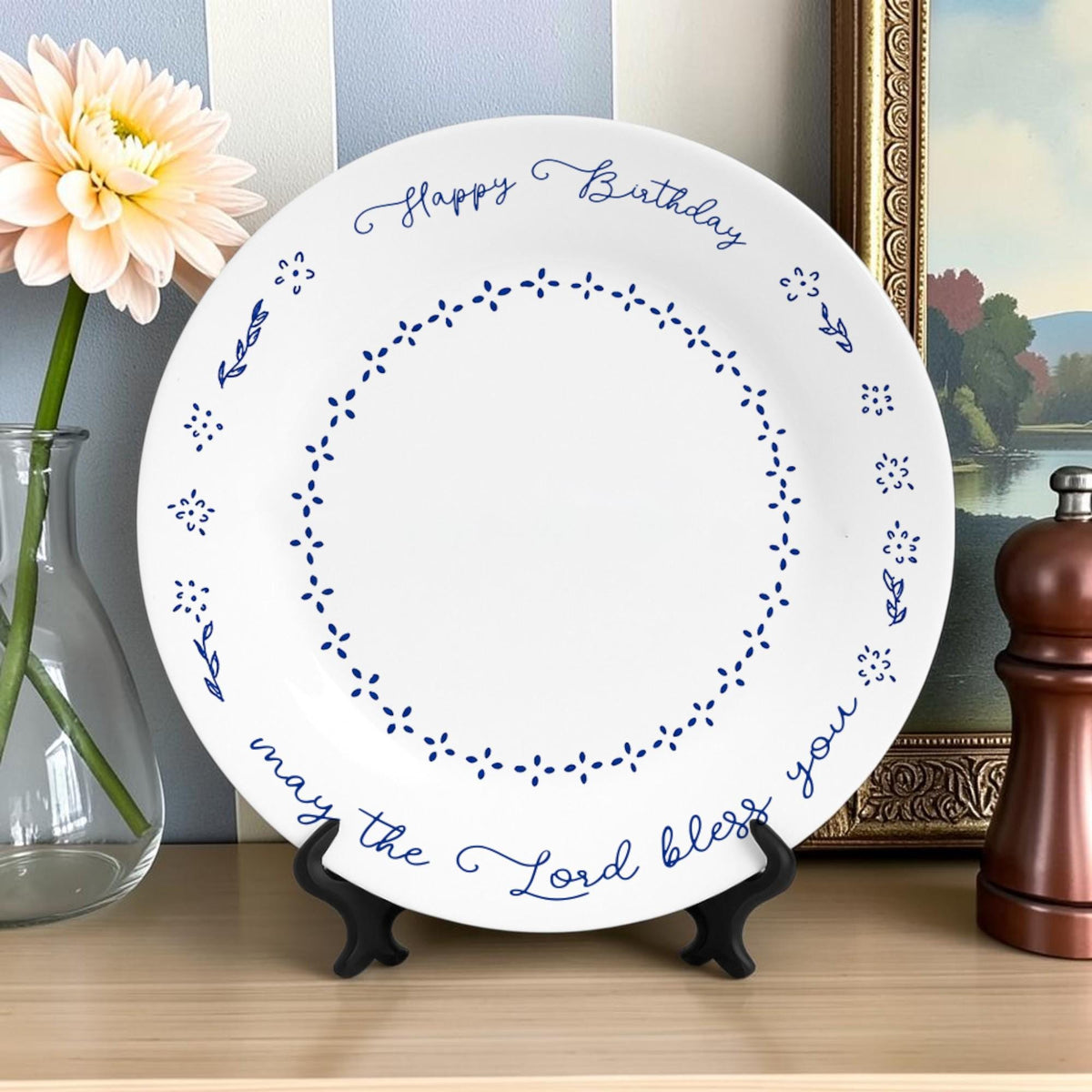 Personalized Porcelain Platter for Mom or Grandma