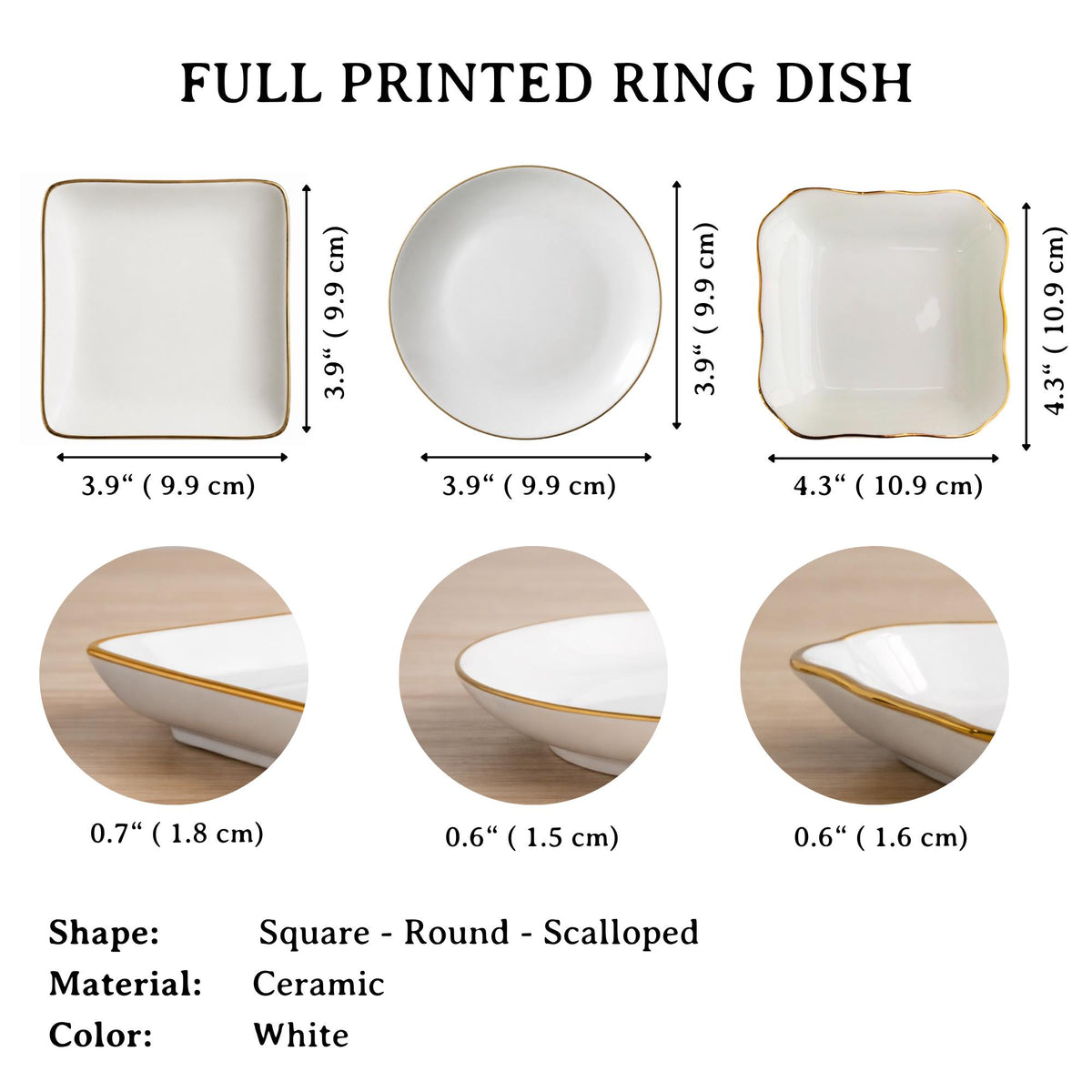 Personalized Handwriting Ceramic Ring Dish, Memorial Keepsake