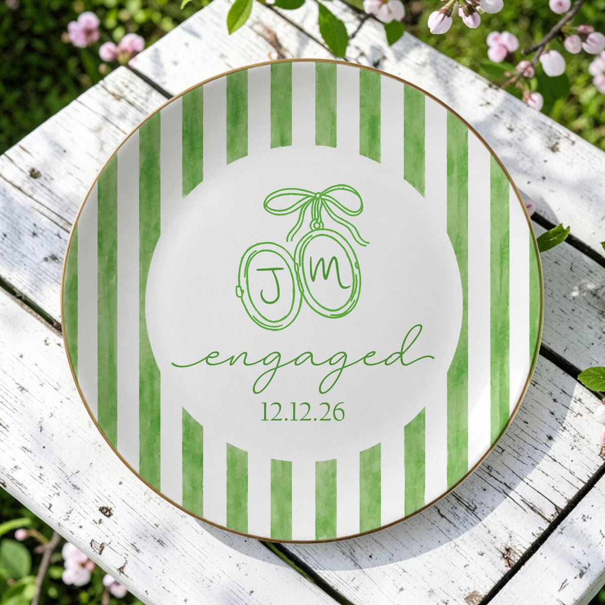 Personalized Future Mr. & Mrs. Ceramic Ring Dish