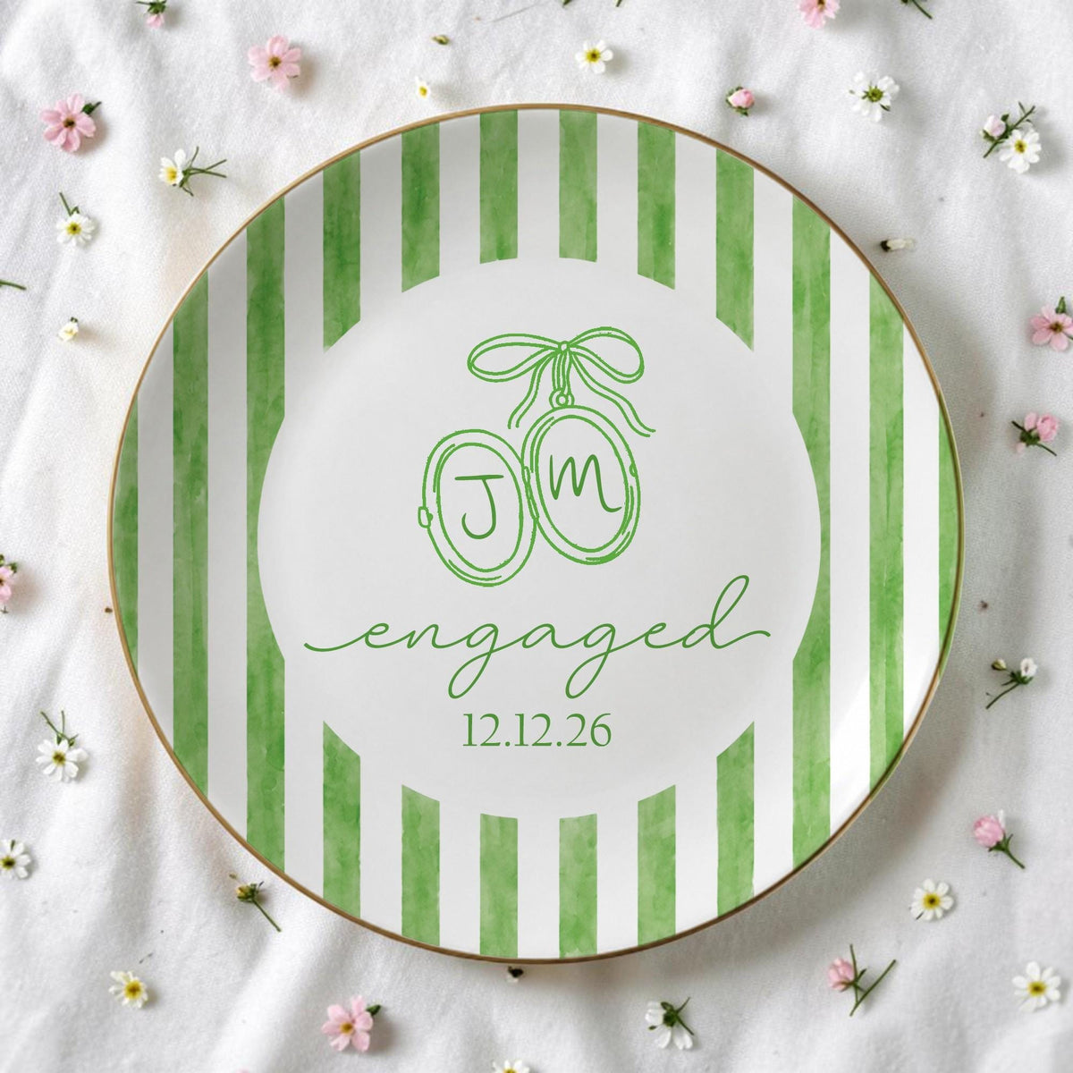Personalized Future Mr. & Mrs. Ceramic Ring Dish
