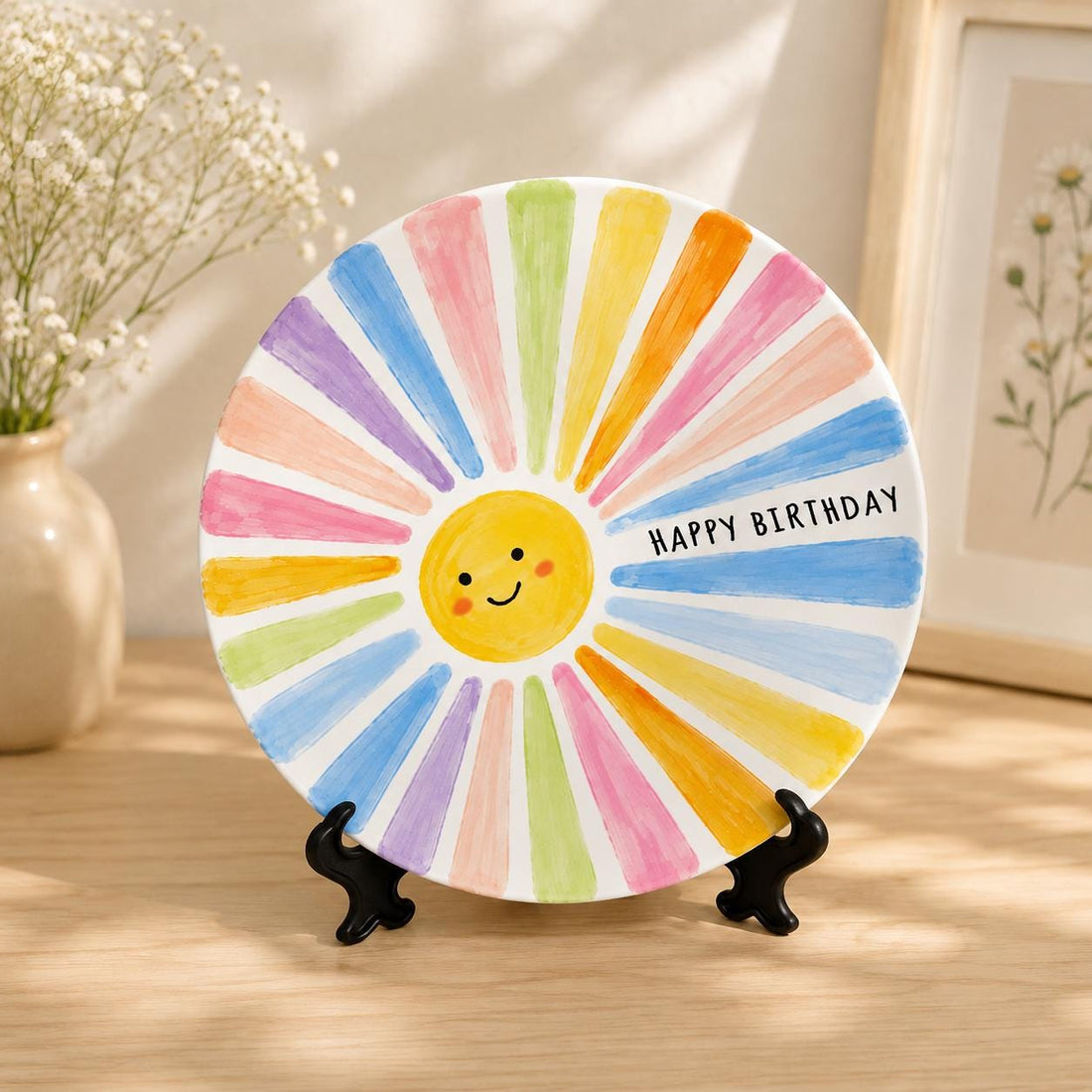Personalized Birthday Keepsake Ceramic Plate