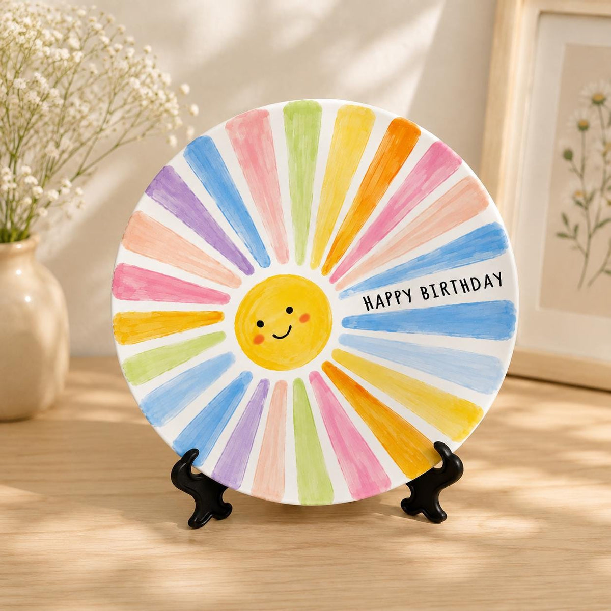 Personalized Birthday Keepsake Ceramic Plate