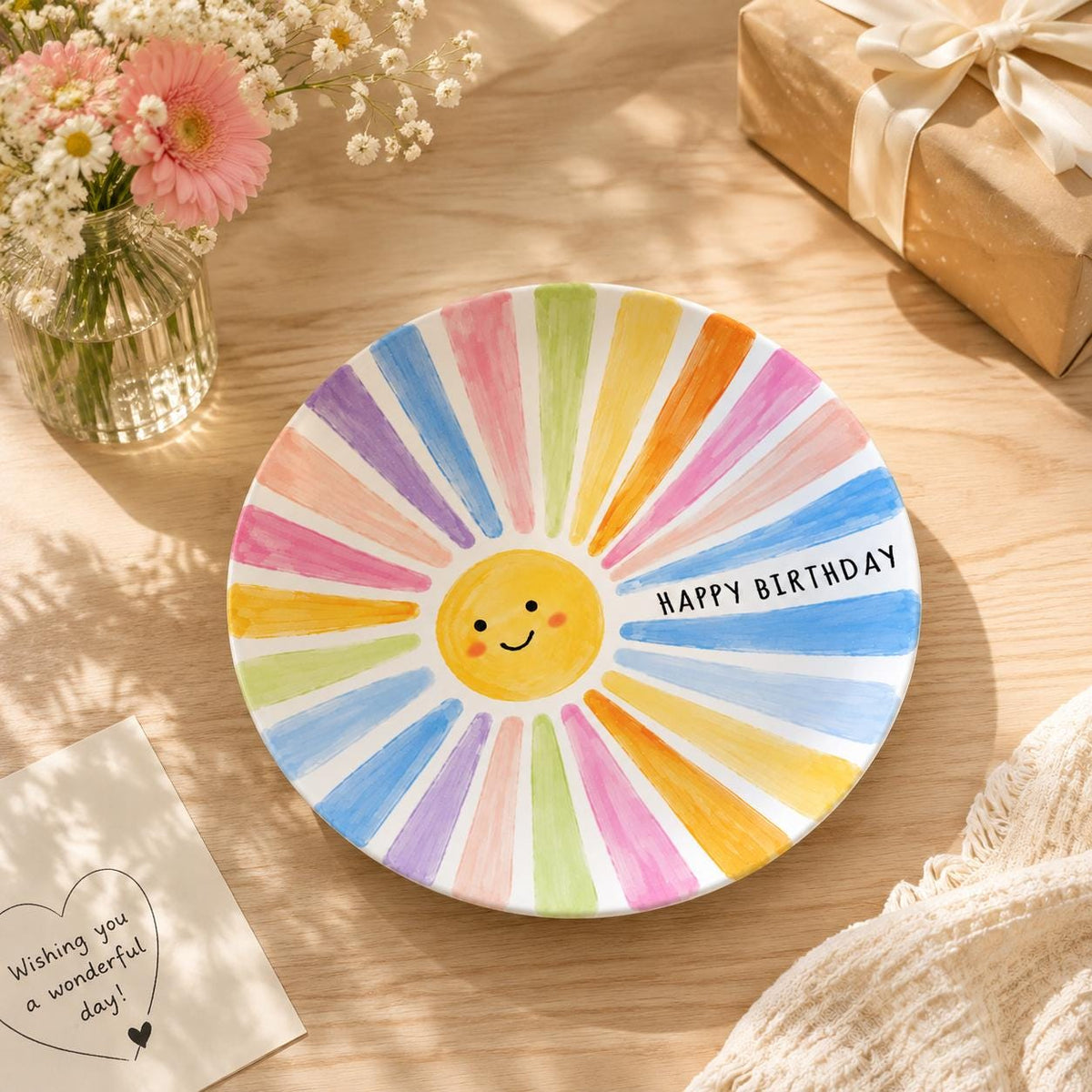 Personalized Birthday Keepsake Ceramic Plate